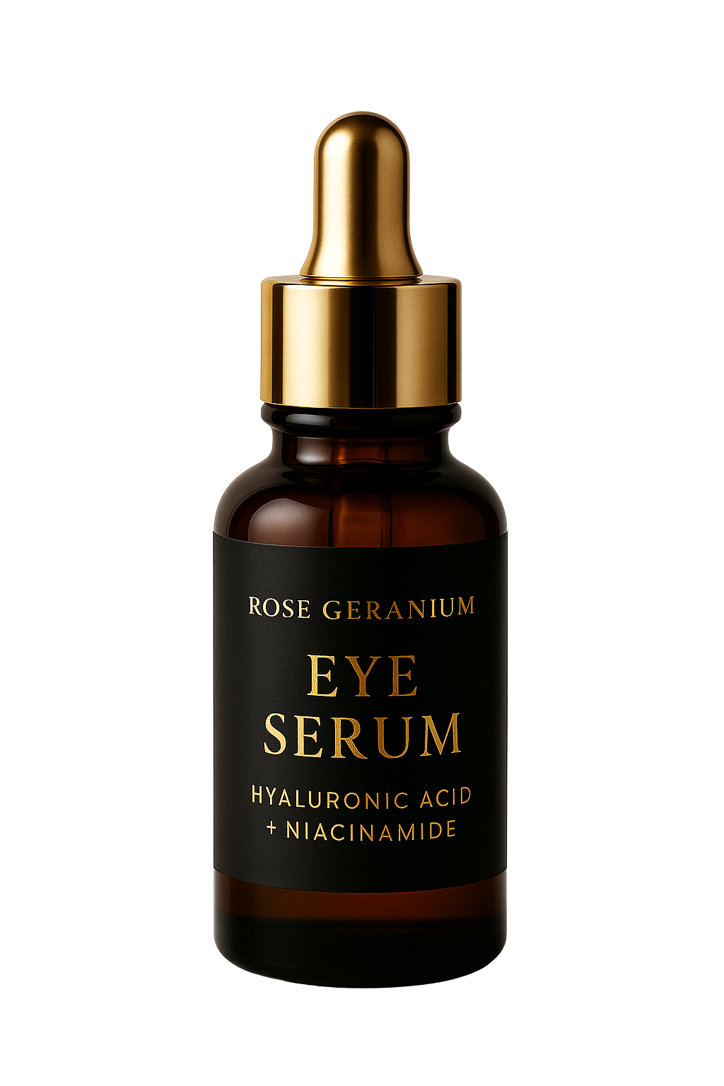 Rose Geranium Eye Serum with Hyaluronic Acid and Niacinamide