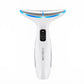 LED Face and Neck Massager (Blue, Red, Purple) for Wrinkles, Acne and Puffiness
